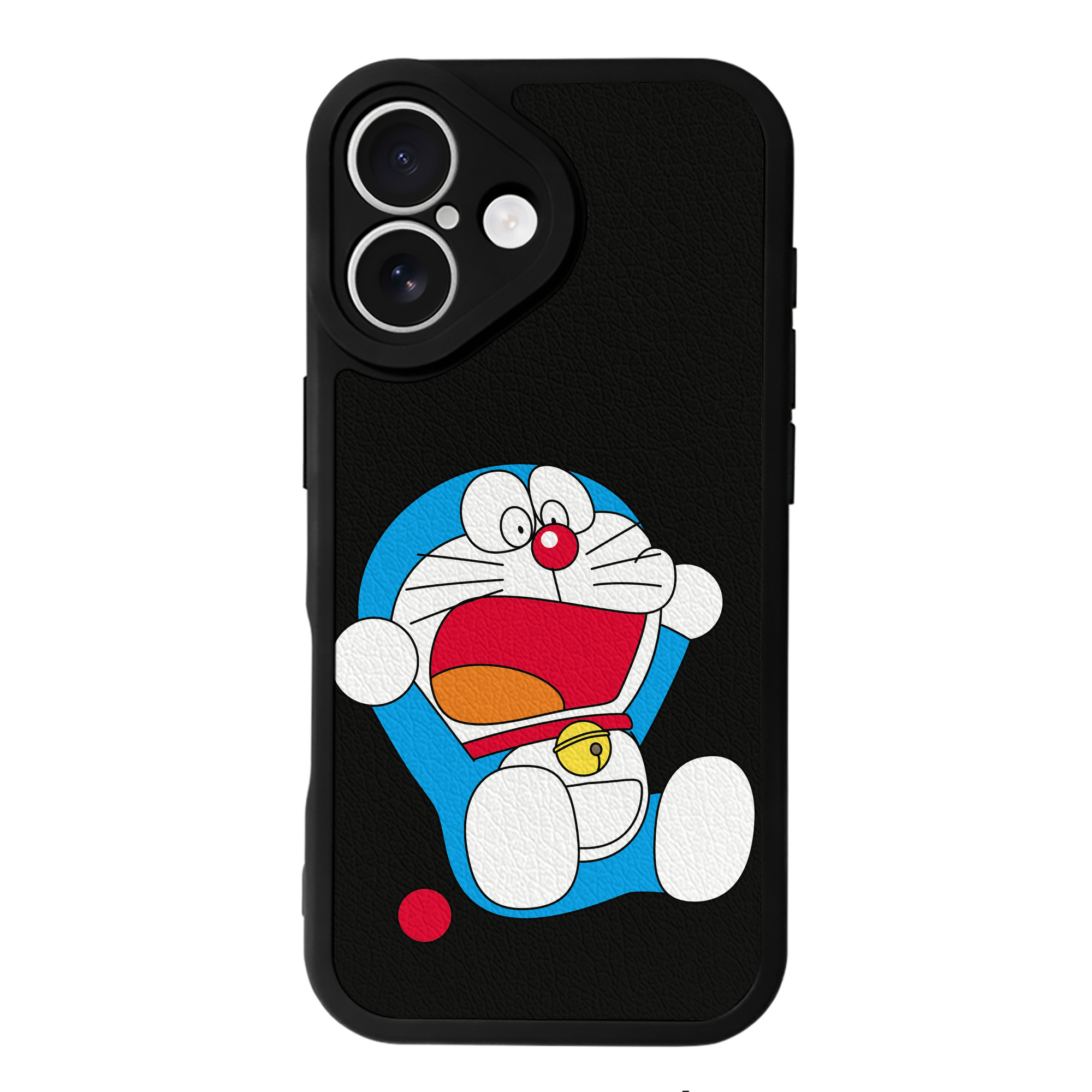 （画像用） ドラえもん Doraemon 【iPhone 16シリーズ対応】シリコンスマホケース（レザー調） 材質：シリコン